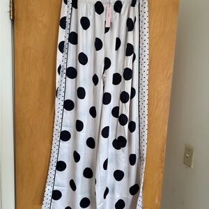 Polka Dot Wide-Leg Pants